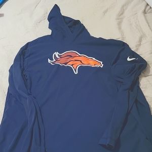 Denver Broncos Nike Hooded Long Sleeve Shirt